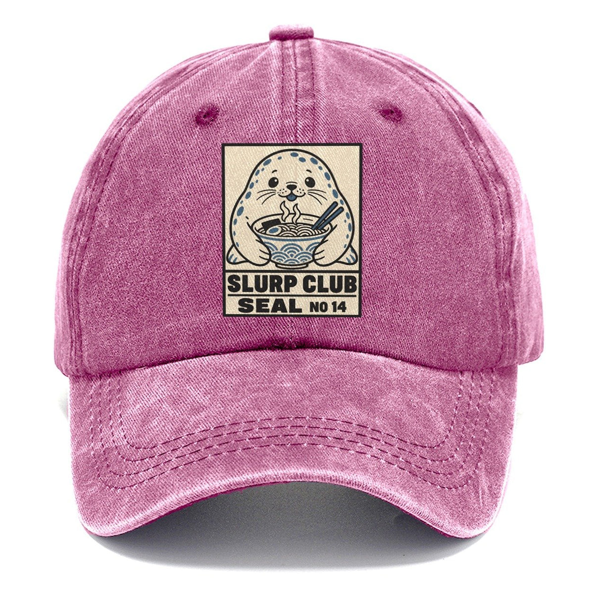 Seal Seafood Slurp Club Classic Cap – Dusty Rose