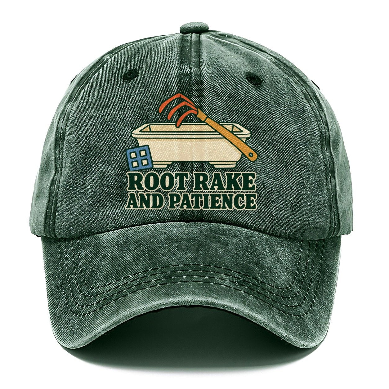 Root Rake And Patience Bonsai Classic Cap – Forest Mist