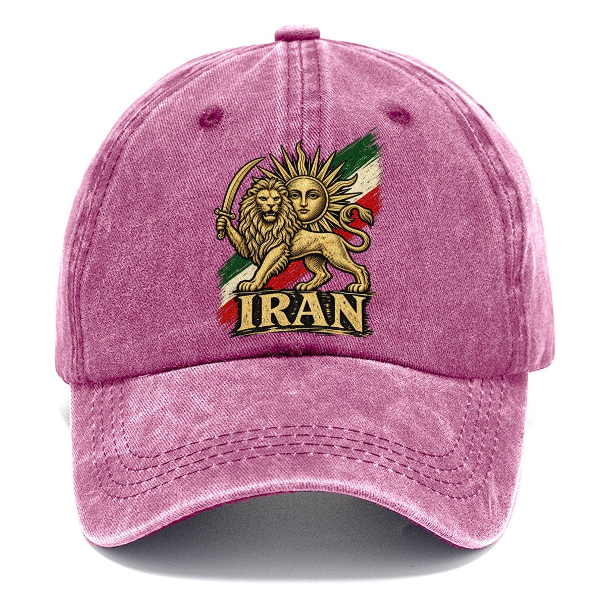 Iran Lion and Sun Classic Cap – Dusty Rose