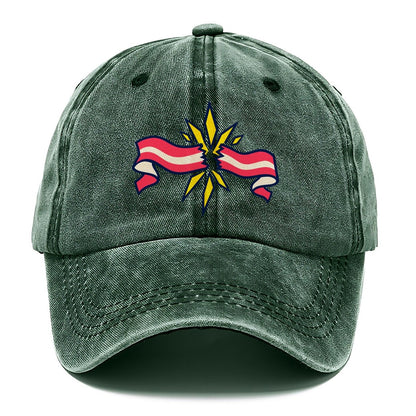 Finish Tape Burst 90S Running Clubs Classic Cap – Forest Mist