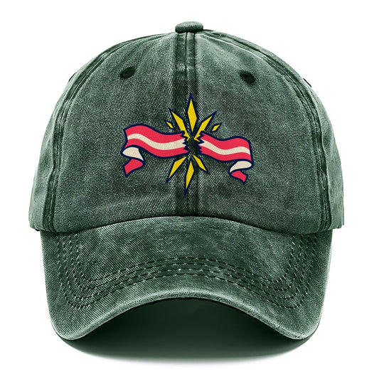 Finish Tape Burst 90S Running Clubs Classic Cap – Forest Mist