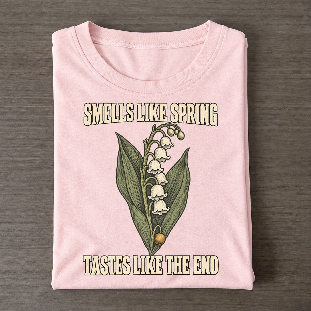 Tastes Like The End Botanical Warnings Classic T-shirt – Pink