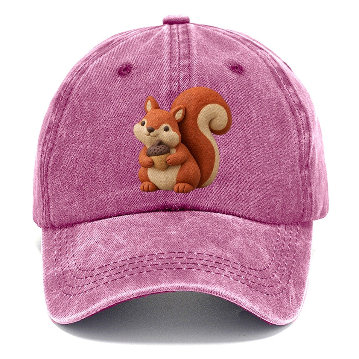 Squirrel Acorn Hold Classic Cap – Dusty Rose