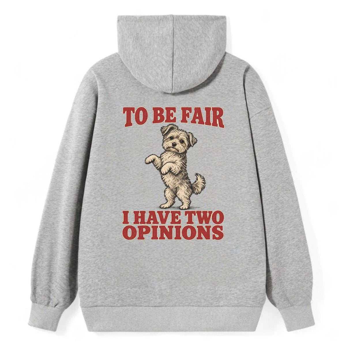 Yorkipoo Dog Declarations Classic Pullover Hoodie – Grey