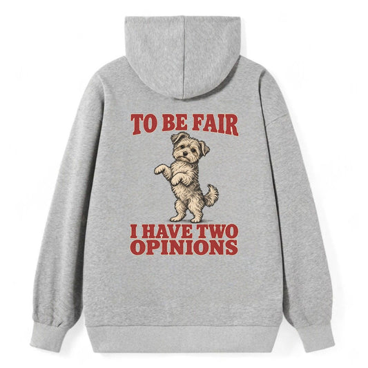Yorkipoo Dog Declarations Classic Pullover Hoodie – Grey