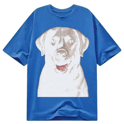 Labrador Friendly Family Classic T-shirt – Blue