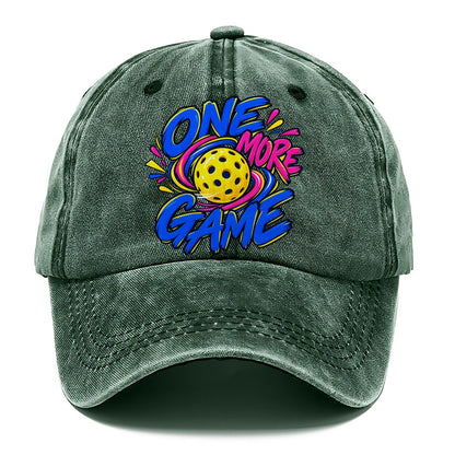 One More Game Pickleball Life Classic Cap – Forest Mist