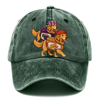 2 Golden Retrievers In Halloween Costumes Hdp 16 Parade Lineup Halloween Dog Parade Classic Cap – Forest Mist