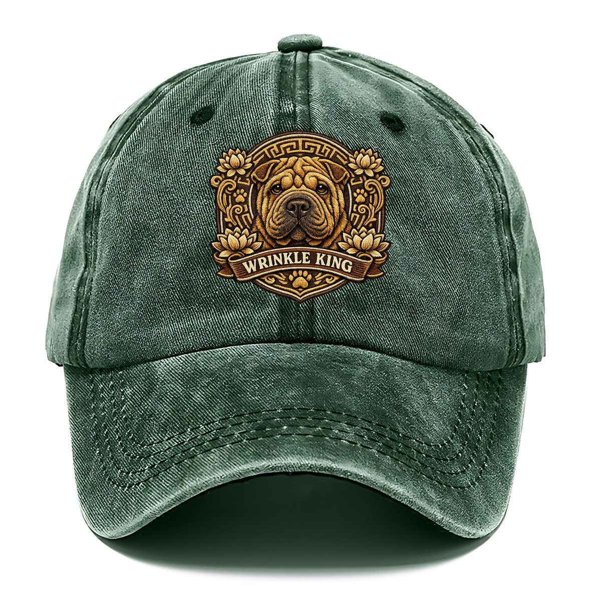 Inked Shar Pei Classic Cap – Forest Mist