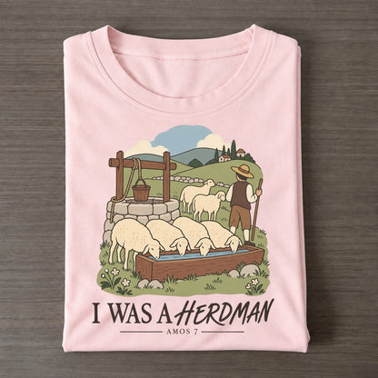 I Was A Herdman The Counting Gate Classic T-shirt – Pink