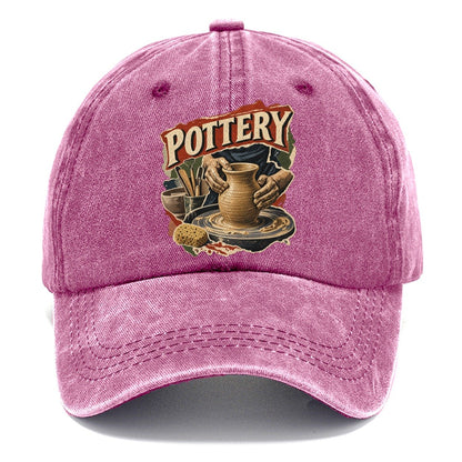 Pottery Hands on Wheel Classic Cap – Dusty Rose