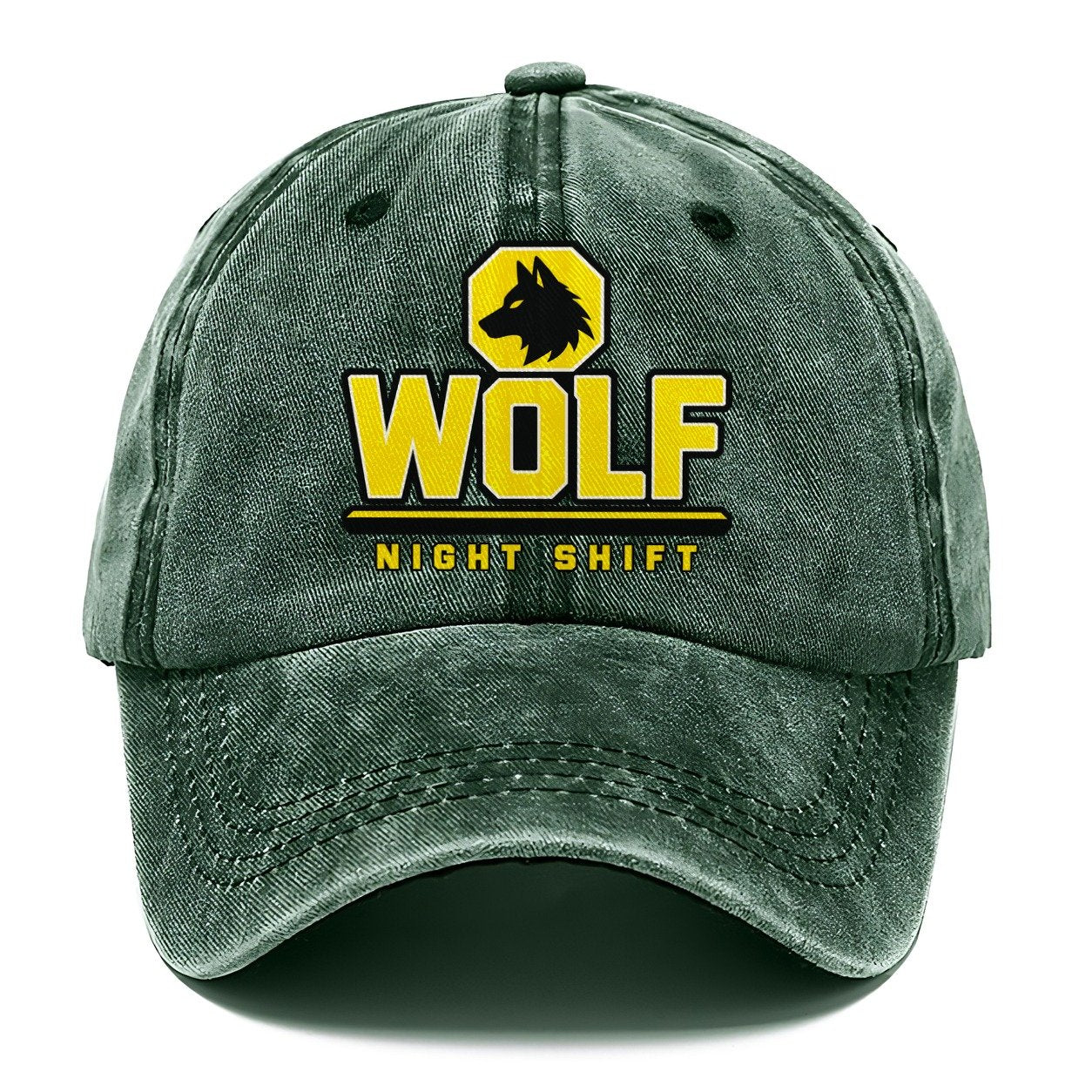 Wolf Night Shift Heavy Duty Classic Cap – Forest Mist