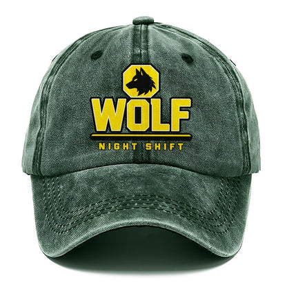 Wolf Night Shift Heavy Duty Classic Cap – Forest Mist