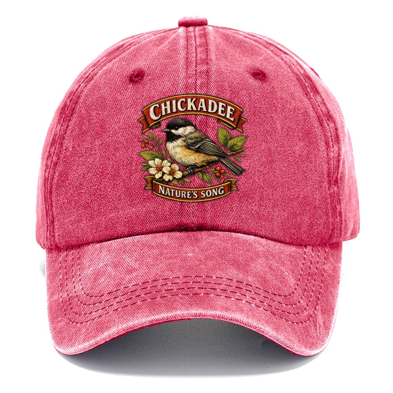 Chickadee Classic Cap – Pomegranate Blush