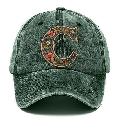 Wildflower C Monogram Classic Cap – Forest Mist
