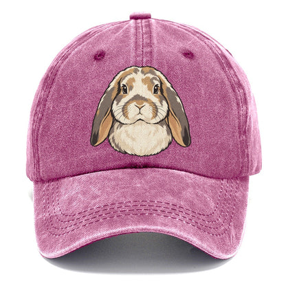 Lop Rabbit Soft Ears Small Pet Logos Classic Cap – Dusty Rose
