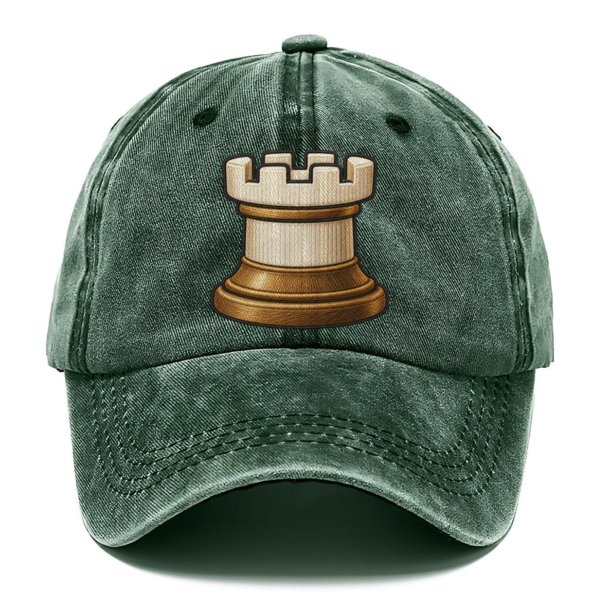 Rook Castle Token Board Games Classic Cap – Forest Mist