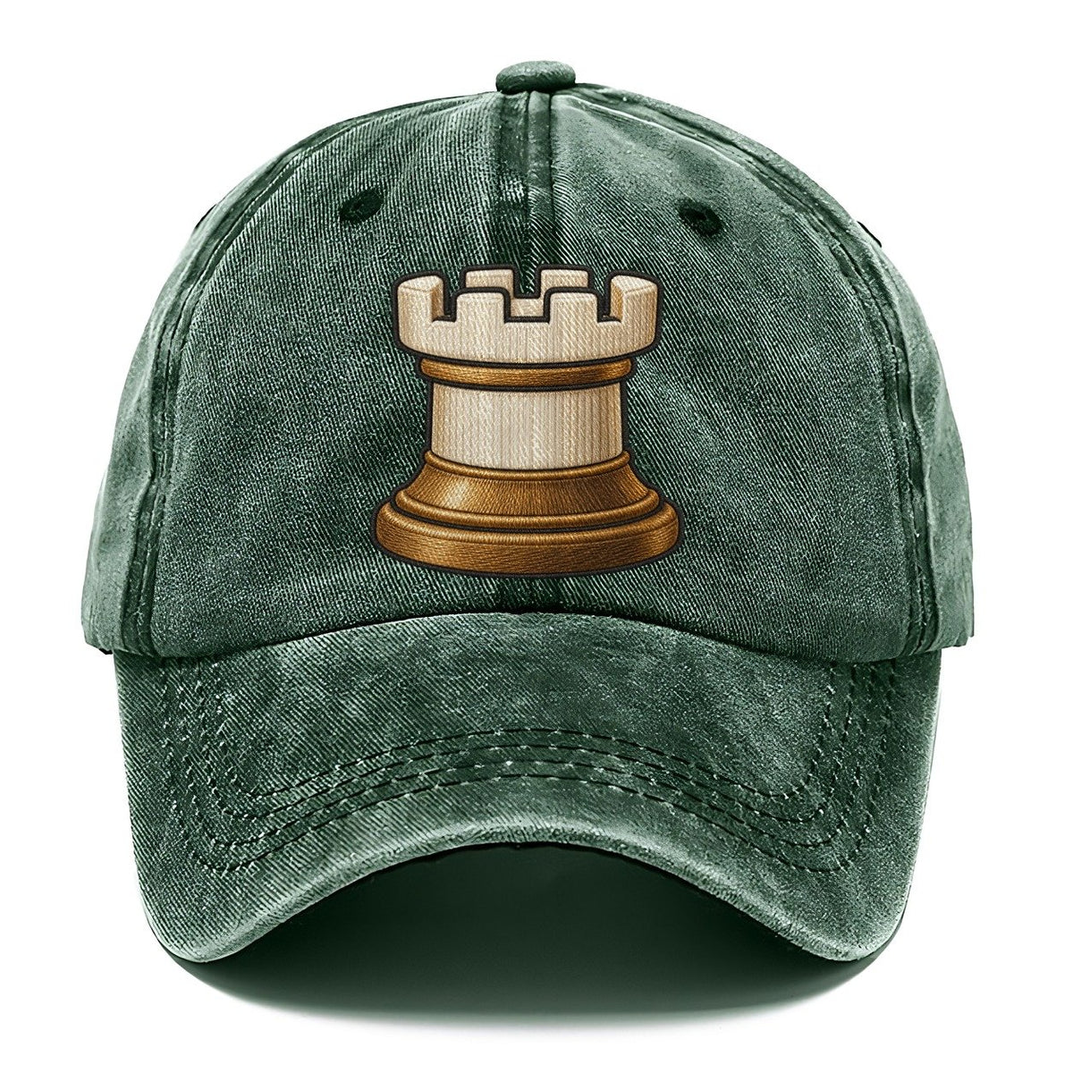 Rook Castle Token Board Games Classic Cap – Forest Mist