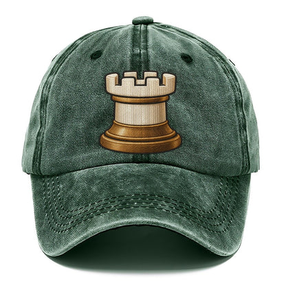 Rook Castle Token Board Games Classic Cap – Forest Mist