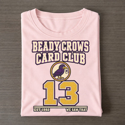 Crow Cards Sunday Nobodies Classic T-shirt – Pink