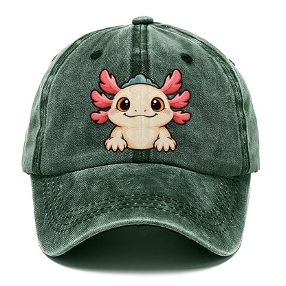Tank Room Axolotl Aquarium Keeping Classic Cap – Forest Mist