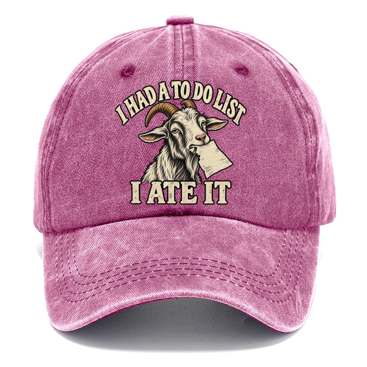 Goat Ate The List Everyday Originals Classic Cap – Dusty Rose