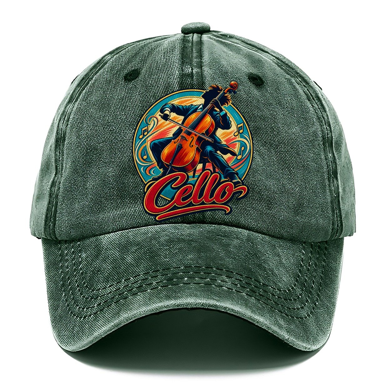 Cello Crest Music Instruments Classic Cap – Forest Mist