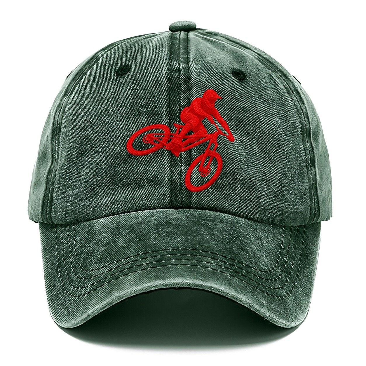 Mountain Biker Airborne Whip Micro Motion Mark Classic Cap – Forest Mist