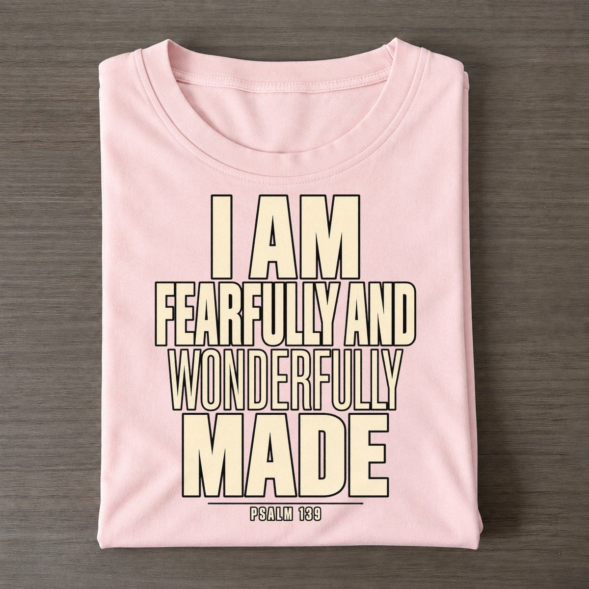 I Am Fearfully And Plain Gospel Classic T-shirt – Pink