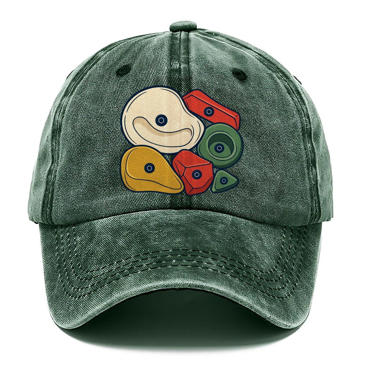Hold Cluster Rock Climbing Classic Cap – Forest Mist