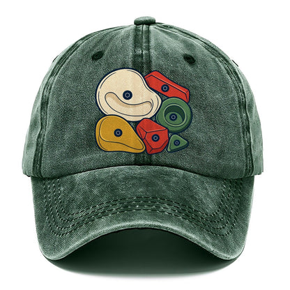 Hold Cluster Rock Climbing Classic Cap – Forest Mist