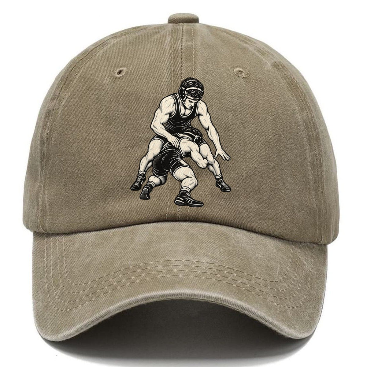 Wrestler Sprawl Defense Global Sports Ink Figures Classic Cap – Warm Sand