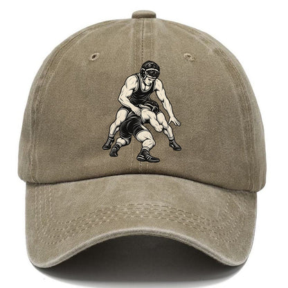 Wrestler Sprawl Defense Global Sports Ink Figures Classic Cap – Warm Sand