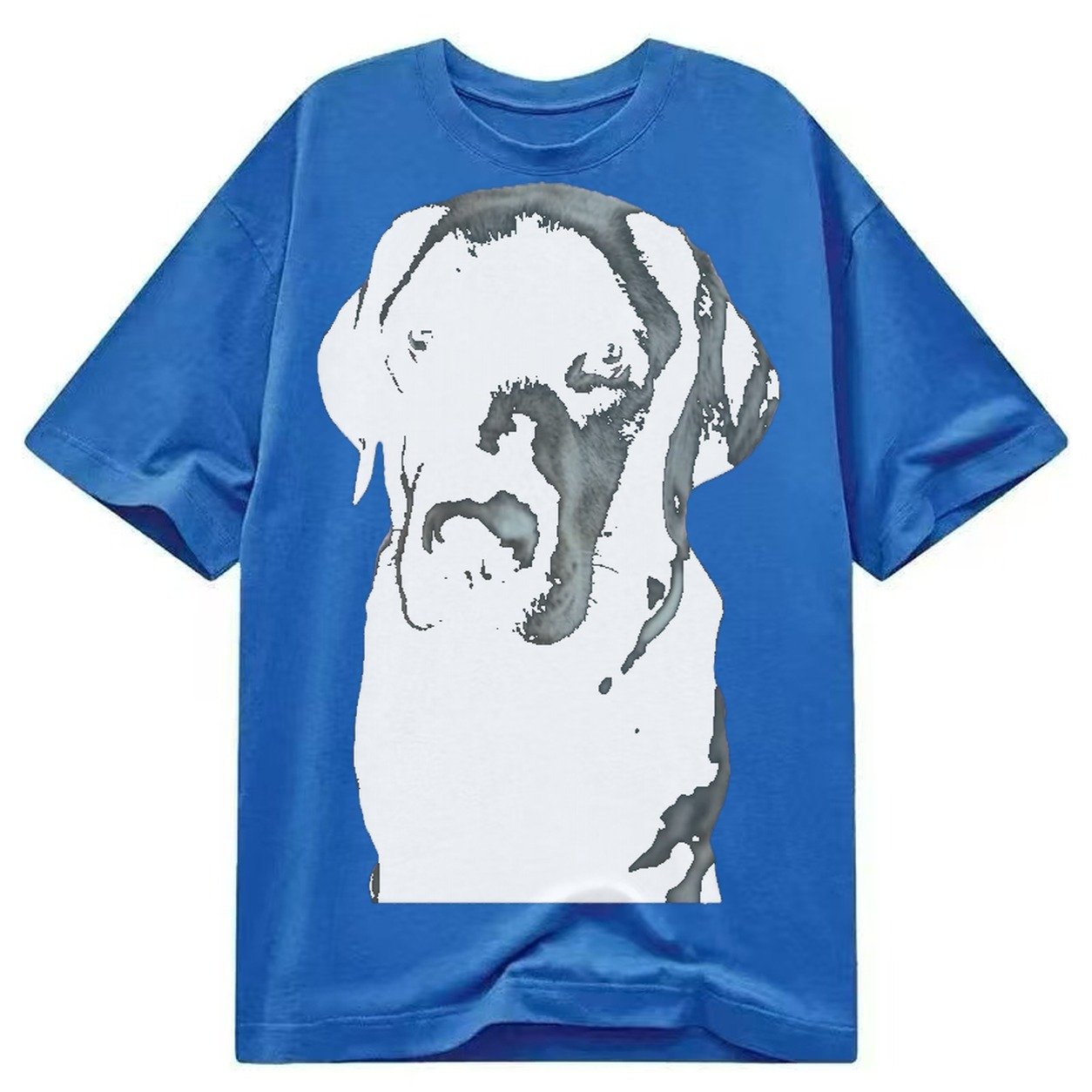Black Labrador Classic T-shirt – Blue