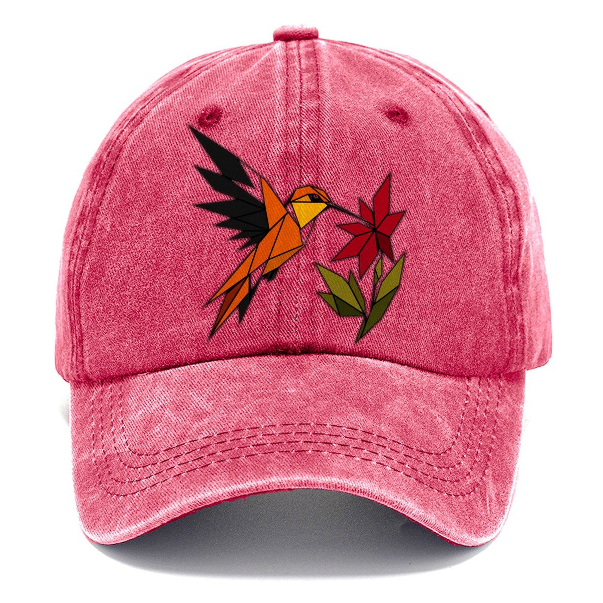 Hummingbird Hover Classic Cap – Pomegranate Blush