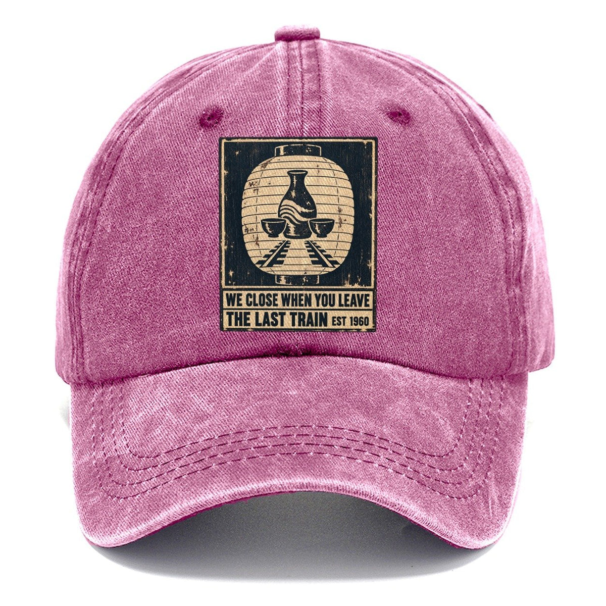 Last Train Bar Izakaya Rules Classic Cap – Dusty Rose