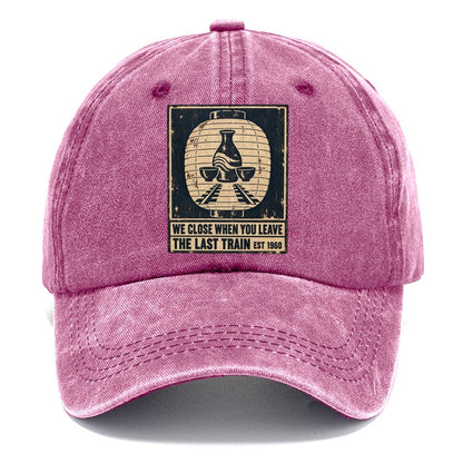 Last Train Bar Izakaya Rules Classic Cap – Dusty Rose