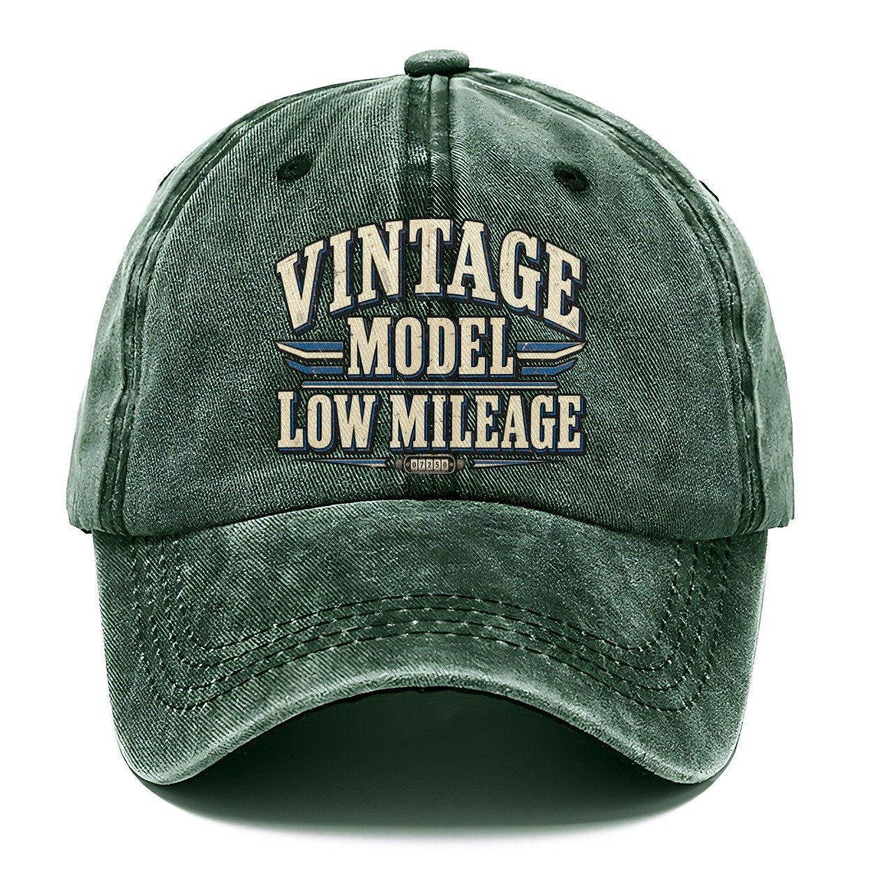 Vintage Model Low Mileage American Wit Classic Cap – Forest Mist