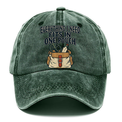 Everything In One Pouch Treasure Hunting Classic Cap – Forest Mist