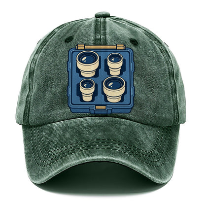 Eyepiece Case Astronomy And Stargazing Classic Cap – Forest Mist