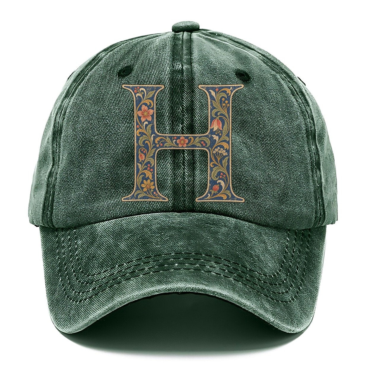Wildflower H Monogram Classic Cap – Forest Mist