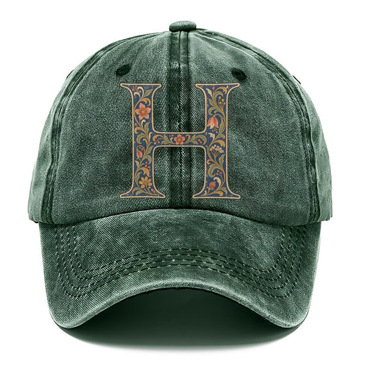 Wildflower H Monogram Classic Cap – Forest Mist