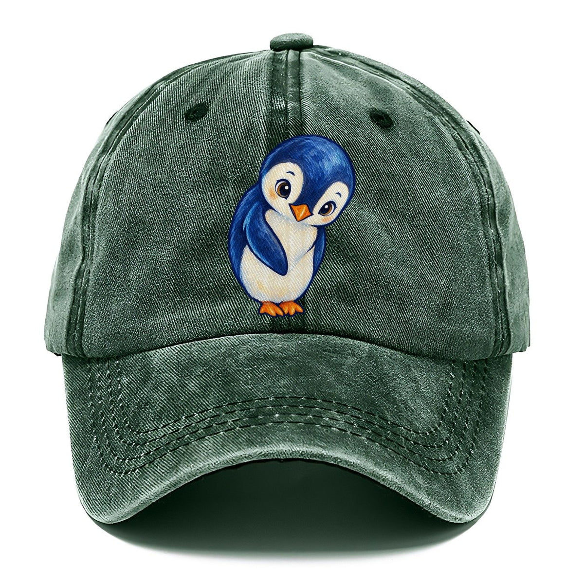 Penguin Little Bow Sea Sprite Classic Cap – Forest Mist
