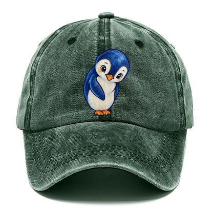 Penguin Little Bow Sea Sprite Classic Cap – Forest Mist