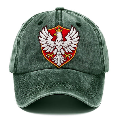 Poland Minimal Emblem Country Logos Classic Cap – Forest Mist