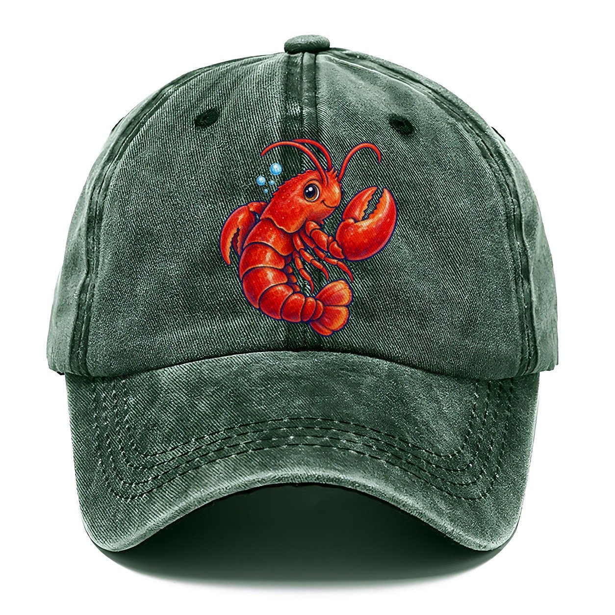 Lobster Tail Curl Sea Sprite Classic Cap – Forest Mist