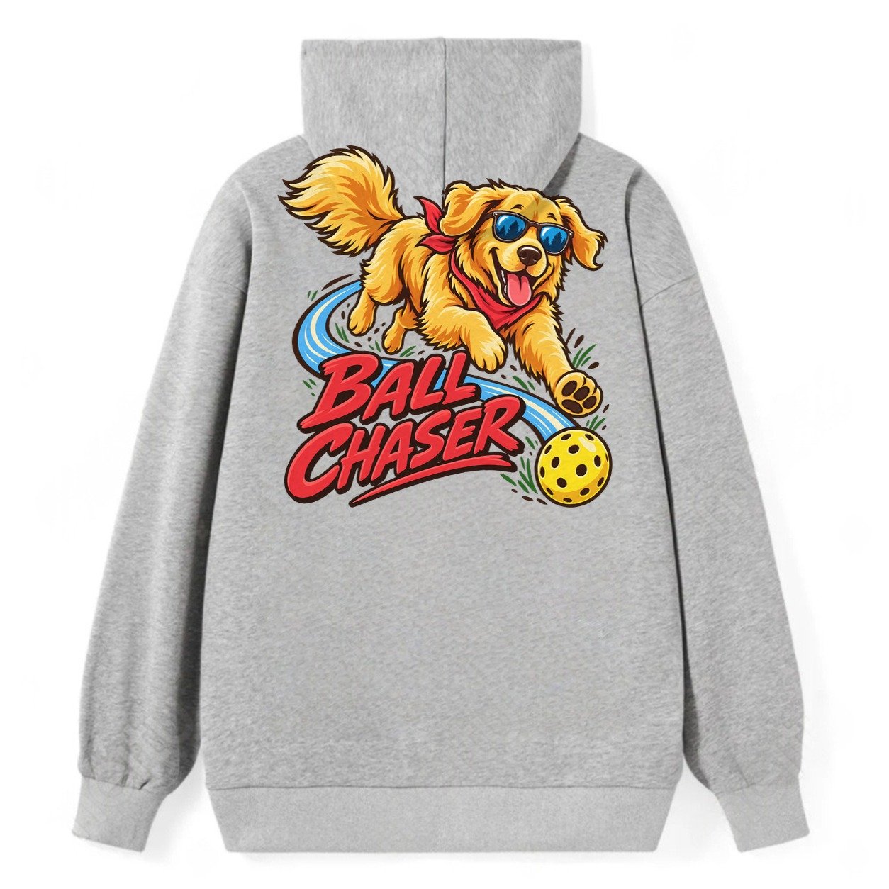Ball Chaser Pickleball Life Classic Pullover Hoodie – Grey
