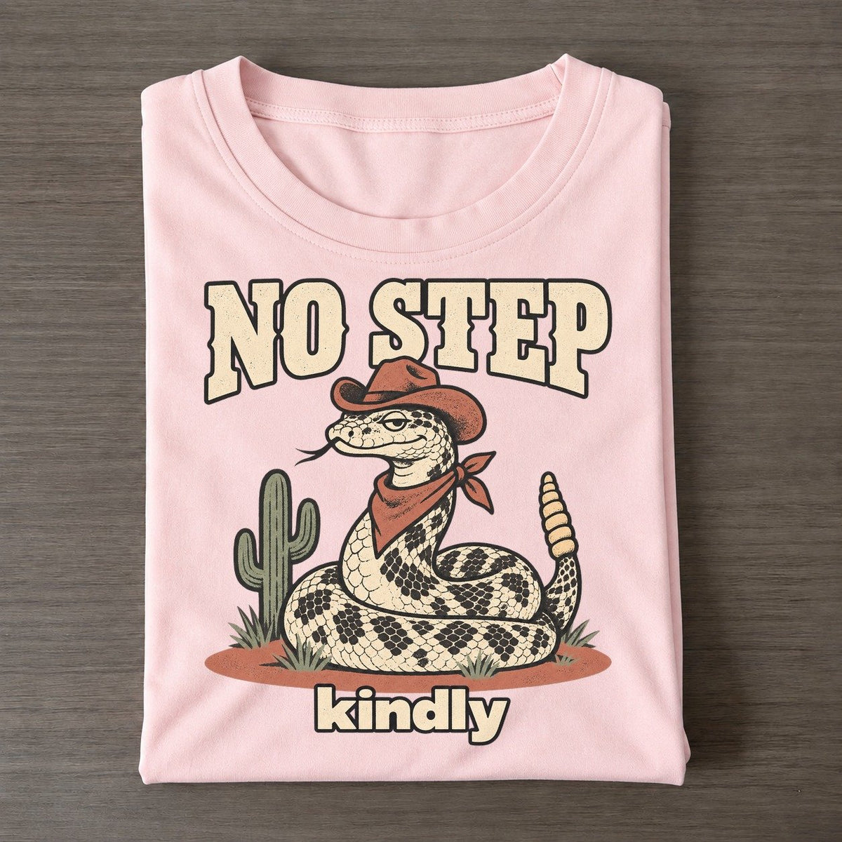 No Step Cowboy Critters Classic T-shirt – Pink