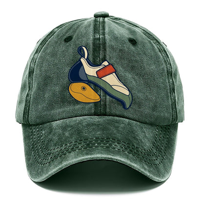 Heel Hook Study Rock Climbing Classic Cap – Forest Mist