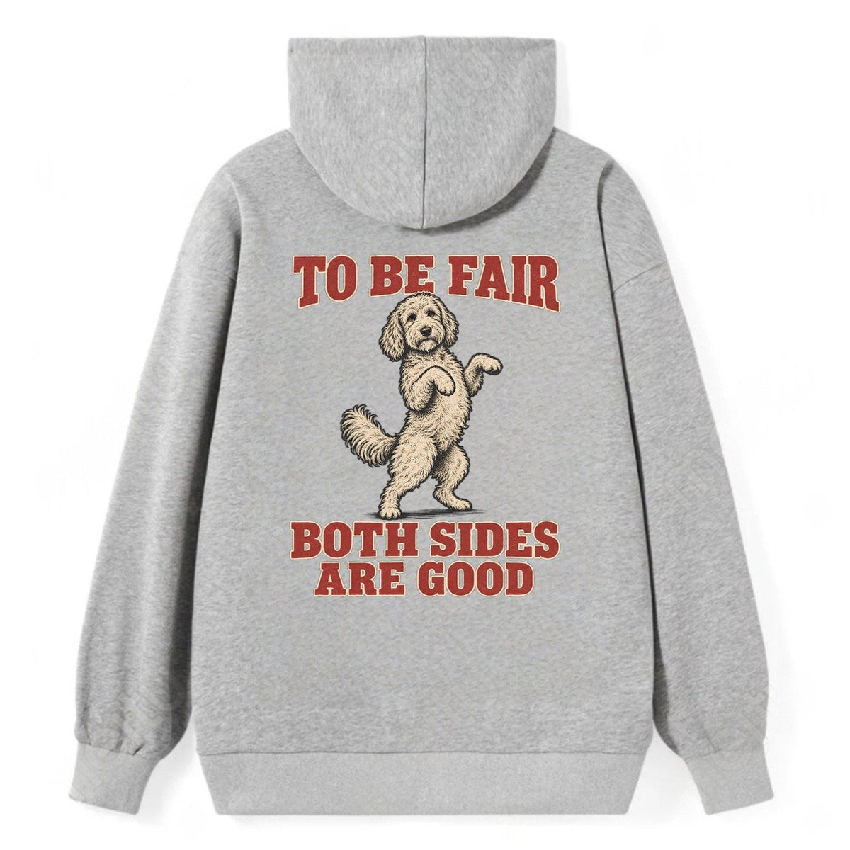 Goldendoodle Dog Declarations Classic Pullover Hoodie – Grey